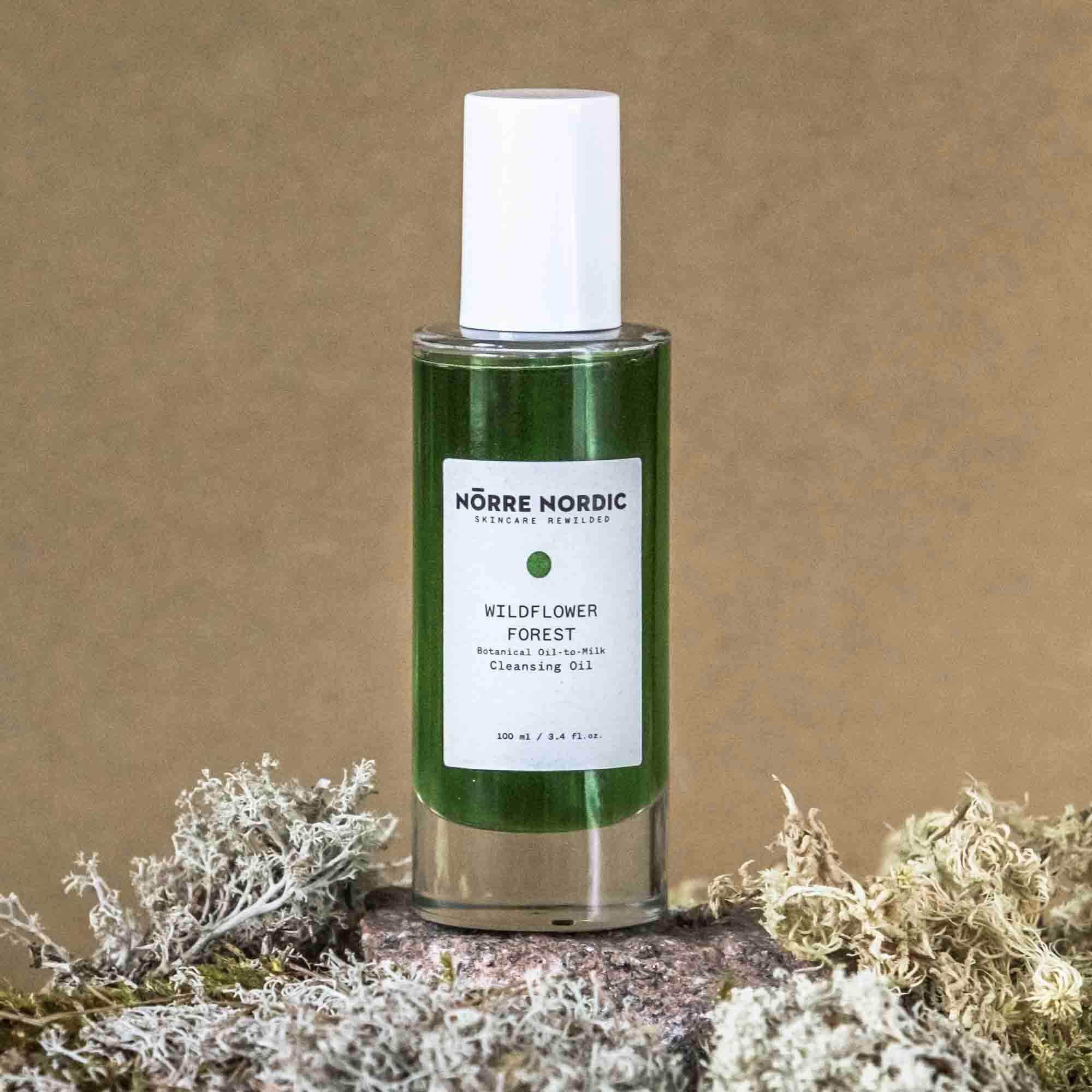 WILDFLOWER FOREST Botanical Oil-to-Milk Cleansing Oil – NÖRRE NORDIC